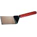 Modern Spatula: Wooden Handle Stainless Steel Burger Turner With 4" X 6" Blade - 11-1/4"