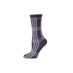 Buy Biella Women Lillet Touch Of Cashmere Bold Plaid Crew by Biella