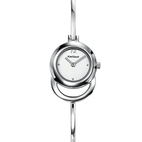 Fontenay - UR1324AX - Montre Femme - Quartz Analogique - Fond Argent - Bracelet Rigide M�tal M�tal Argent�
