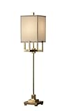 IMAGE OF Murray Feiss 9962DCB Carlisle 33-Inch Table Lamp, Dark Coffee Bronze Finish with Beige Linen Fabric Shade