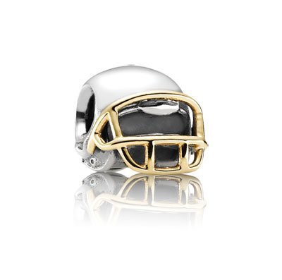 Pandora Charm Football Helmet W/14k 790570