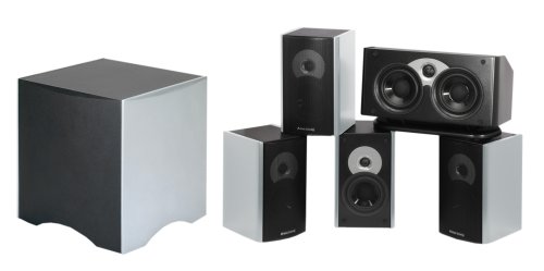 Atlantic Technology 5.1 Channel Speaker System with 100-watt Subwoofer