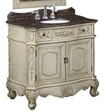 IMAGE OF Belle Foret Calico Top Vanity Sink BFVANSET05SN Antique Parchment