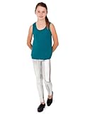 American Apparel Youth Shiny Legging - Lamé Silver / 8 Years