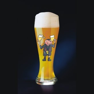 Weizenbierglas WEIZEN Bierenbroodspot EM 08 Ritzenhoff