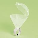 Plastic Wedding Ring Shot Glass (12 Shot Glasses)