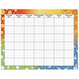 Trend Large Wipe-Off Blank Calendar Chart - TEPT1170