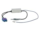 1524-77 Audi / VW/ Seat&nbsp;/ Skoda DIN-Antennenadapter Doppel-Fakra (Z) mit Phantomeinspeisung und Diversity