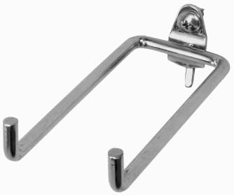 Triton Products DuraHook Double Rod Pegboard Hooks for Wall and Garage Organization - 80 Degree Bend, 5 3/4 Inch, Pack of 10