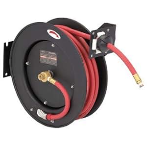 Central Pneumatic 50 Ft. Retractable Air/Water Hose Reel with 3/8" Hose