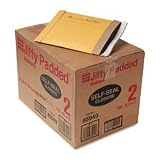 Sealed Air 85949 Sealed Air Jiffy Padded Self-Seal Mailers, Recycled, #2, 8-1/2x12,Kraft,100/Ctn