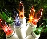 Multiple Colors 100 Bright miniture size Bulbs indoor / outdoor use New Open boxed product
