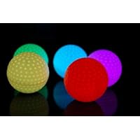 Set of 4 Litecubes RAINBOW Light up LED Golf Balls