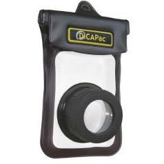 DicaPac WP410 160x105mm Small Zoom Alfa Waterproof Digital Camera Case with Optical Lens (Clear)