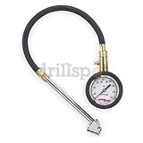 Westward 2HKX2 Tire Pressure Gauge, Dual Foot Chuck