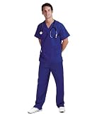 from PRESTIGE MEDICAL USA Unisex Premium Quality 5-Pocket Scrub Sets In Cobalt Size M The Very Best Money Can Buy (Model 50302-2)