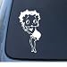 BETTY BOOP - Cartoon - Car, Truck, Notebook, Vinyl Decal Sticker #1170 | Vinyl Color: White