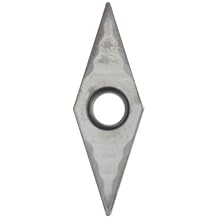 Sandvik Coromant T-MAX U Carbide Turning Insert, VCGX Style, 35 Degree Diamond Shape, AL Chipbreaker, H10 Grade, Uncoated