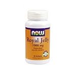 Now Foods Royal Jelly 1000mg Freeze-dried, 60 Softgels (Pack of 2)