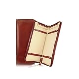 Pratesi Brunelleschi Dark Brown Italian Leather Tie Case