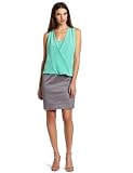 Suzi Chin Womens Twofer Dress