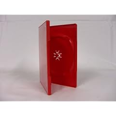 50 St�ck CD / DVD H�llen leer, 1-fach, ##rot##
