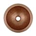 Douglas Round Hammered Copper Sink Medium Antique