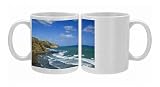 Photo Mugs of Maori Bay - waves rolling ashore the black sand beach of Maori Bay from Ardea Wildlife Pets