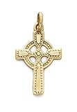 14k Small Celtic Cross Pendant - JewelryWeb