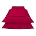 - Solid Red Jersey Sheet Set - Queen