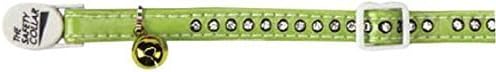 East Side Collection Sparkle Gemstone Cat Collar, 8 to 12-Inch, Parrot by Pet Any Way LLC (English manual)