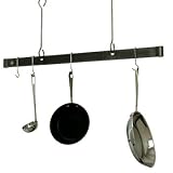Enclume PR18-72-HS 72-Inch Offset Bar Premier Ceiling Rack, Hammered Steel