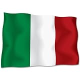 ITALY Italian flag car bumper sticker decal 6" x 4"