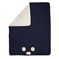 Baby Carrier | Real Men Wear Their Babies 3 Sprouts 3 Dot Stroller Blanket - Navy By 3 Sprouts