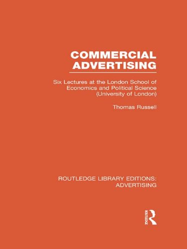 Commercial Advertising (RLE Advertising) (Routledge Library Editions: Advertising)