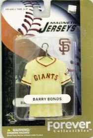 San Francisco Giants Barry Bonds Jersey Magnet Come In A Team Authentic Colored Slide Gift Box
