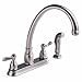 DELTA/PEERLESS FAUCET CO. P99596-SS TWO HANDLE KITCHEN FAUCET - STAIN NICKEL FINISH