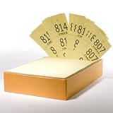 Yellow Triplicate Coat Check Ticket