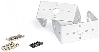 ALSRobotBase Aluminum Mini "U" Shape Servo Bracket Kit-Silver