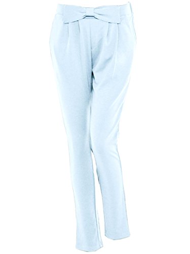 (サルース) salus ウエストリボン美脚リラックステーパードパンツ