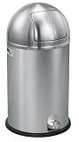 Polder WB-1040-47 Bullet Step Can, Brushed Stainless Steel