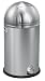 Polder WB-1040-47 Bullet Step Can, Brushed Stainless Steel