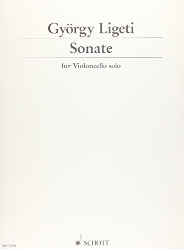 SONATA FOR SOLO VIOLONCELLO  SONATE