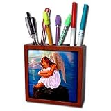 Angels - Angel - Tile Pen Holders-5 inch tile pen holder