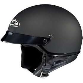 HJC CS-2N FLAT BLACK MOTORCYCLE Open-Face-Helmet