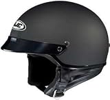 HJC CS-2N FLAT BLACK MOTORCYCLE Open-Face-Helmet