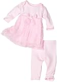 Baby Grand Signature Baby-Girls Newborn Pink Bow Legging Set