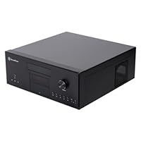 SilverStone SST-LC16B-MR Aluminum Front Panel/0.8 mm SECC Body ATX Media Center/HTPC Case - Retail (Black)