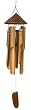 Asli Arts Collection CHT339 Woven Hat Bamboo Chime