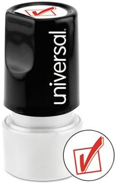 UNV10075 United STATIONERS (OP) Stamp,RND, Checkmark,RD